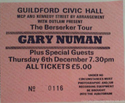 Guildford Ticket 1984